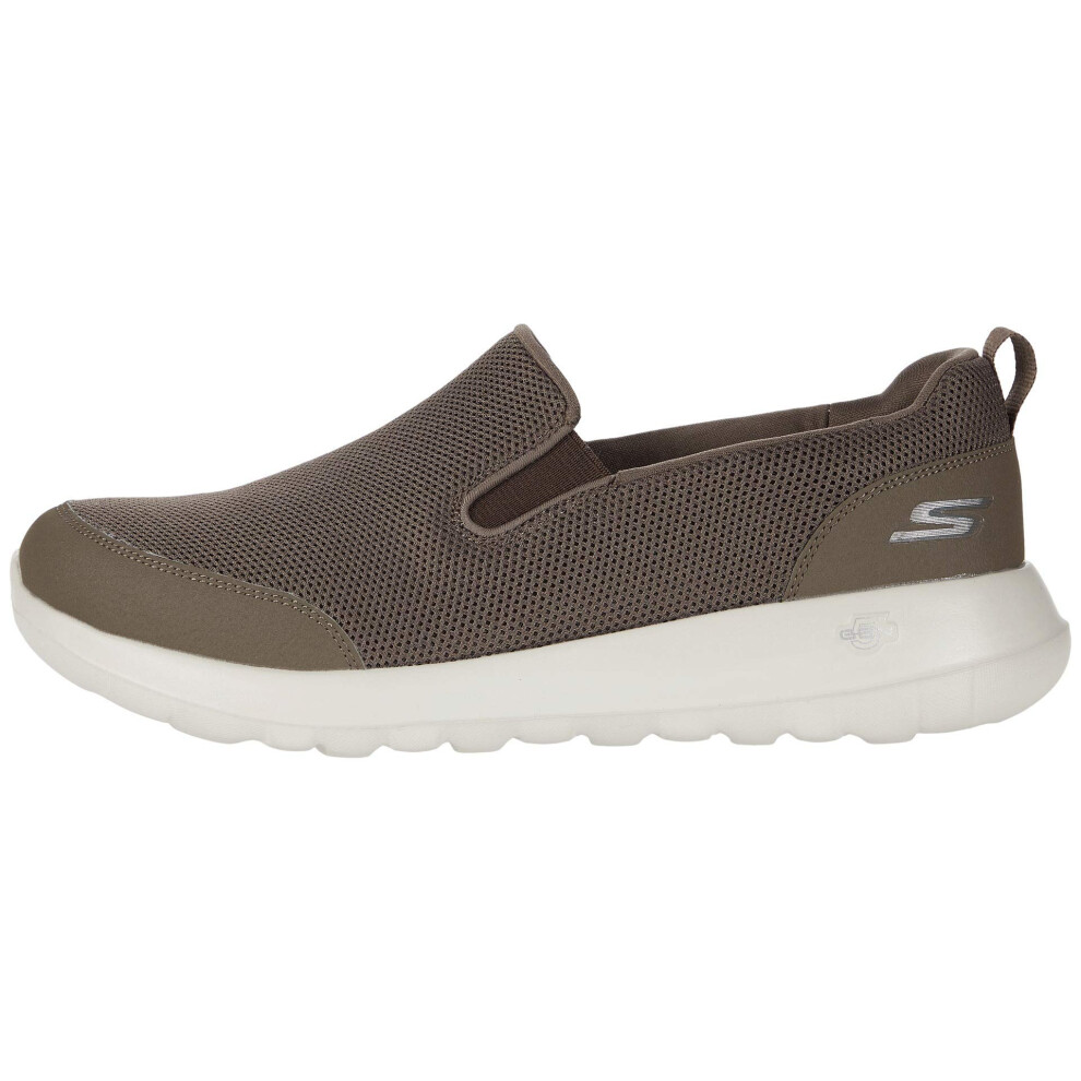 Skechers mens Go Max Clinched - Athletic Mesh Double Gore Slip on Walk