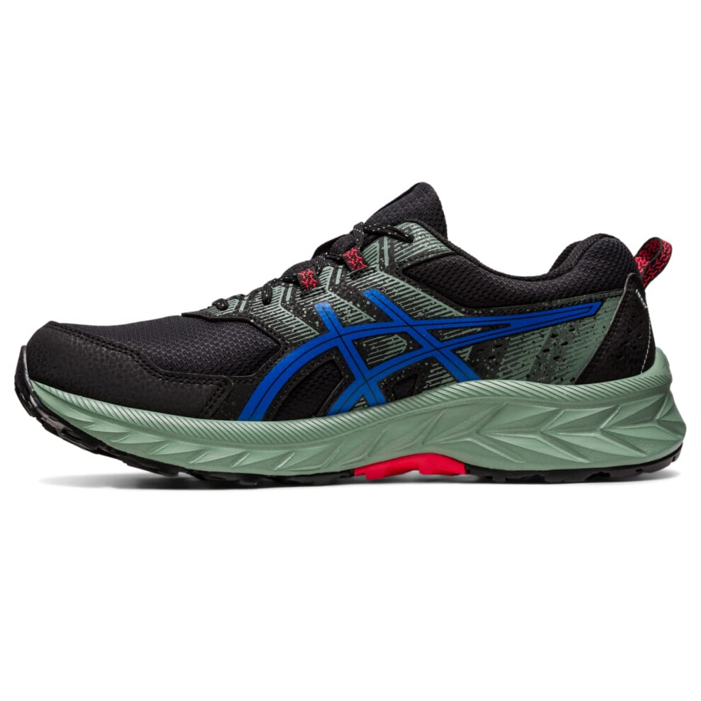 ASICS Men's Gel-Venture 9 Running Shoes  10.5  Black/Tuna Blue