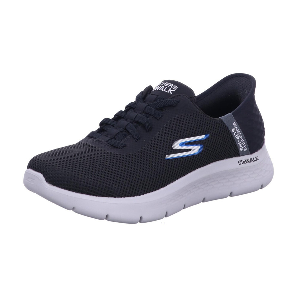 Skechers Go Walk Flex Hands Up Hands Free Slip-Ins Black/Grey 10.5 D (