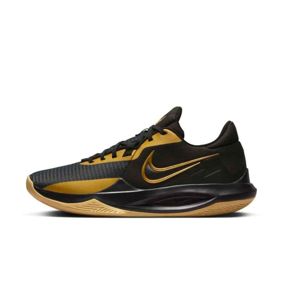 Nike Precision VI Men's Running Shoes (Numeric_10) Black/Metallic Gold