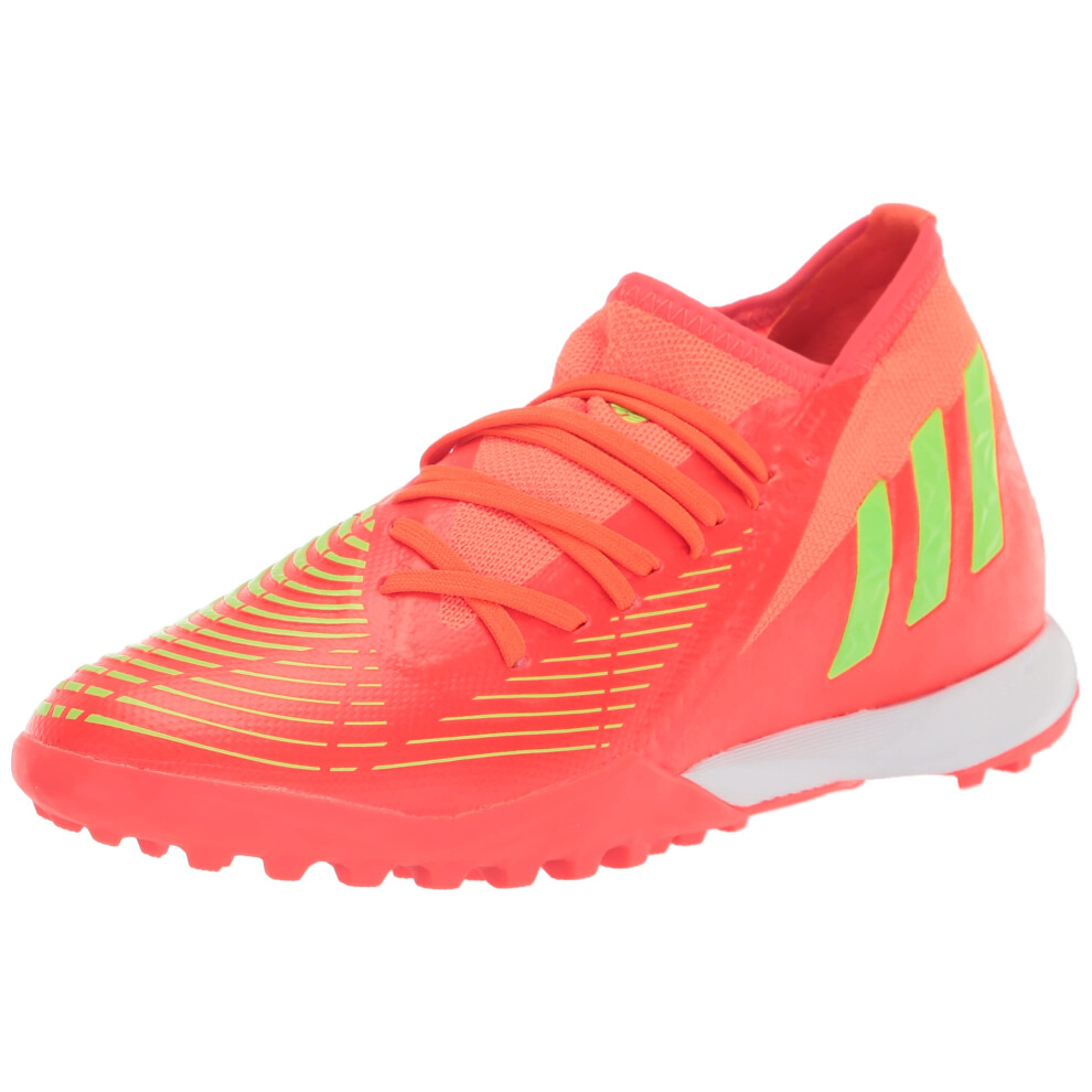 adidas Unisex Edge.3 Predator Turf Soccer Shoe  Solar Red/Solar Green/