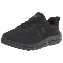 Under Armour Herrens Charged Assert 10 Skor, (002) Svart/Svart/Svart, 11 X-Bred