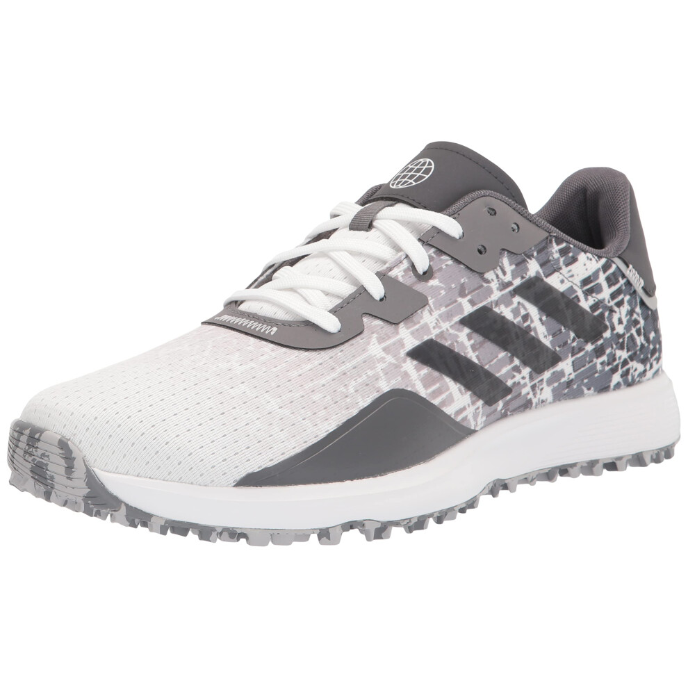 adidas Men's S2G Spikeless Golf Shoes  Footwear White/Grey Four/Grey S