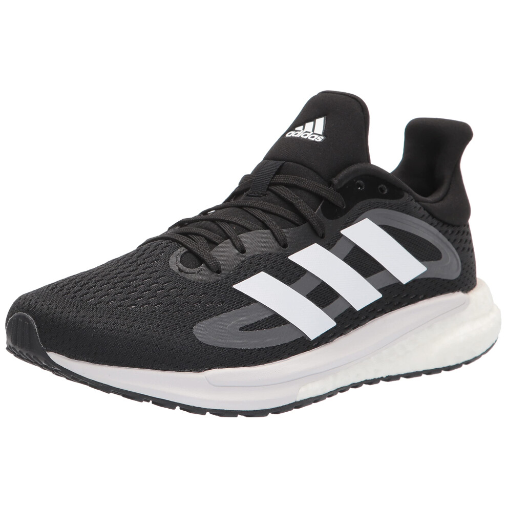 adidas Men's Solar Glide 4 Trail Running Shoe  Black/White/Grey  11.5