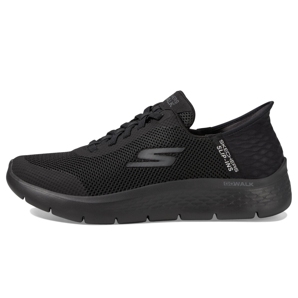 Skechers Men's Free Slip-ins Go Walk Flex-Hands Up Sneaker  Black/Blac