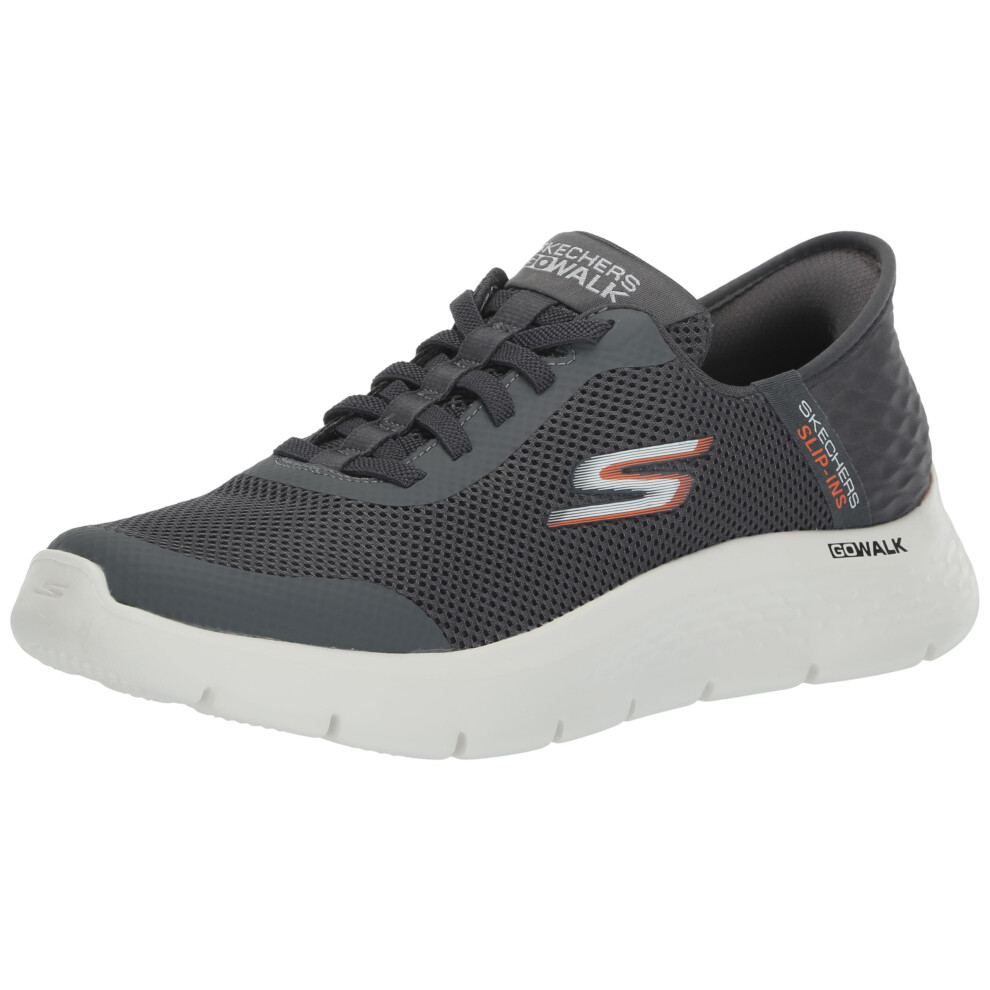 Skechers Men's Free Slip-ins Go Walk Flex-Hands Up Sneaker  Gray  10 W