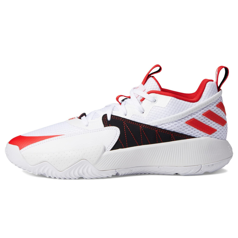 adidas Unisex Dame Extply 2 Basketball Shoe  White/Vivid Red/Dash Grey