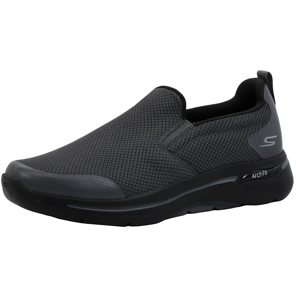 Skechers Men's Gowalk Arch Fit-Athletic Slip-On Casual Loafer Walking Shoe Sneaker  Charcoal/Black  11