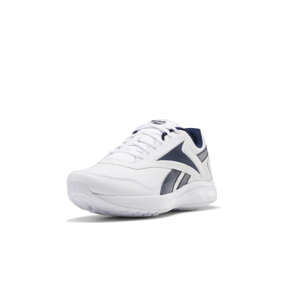 Reebok Men's Walk Ultra 7 DMX Max Shoe  White/Collegiate Navy/Collegia