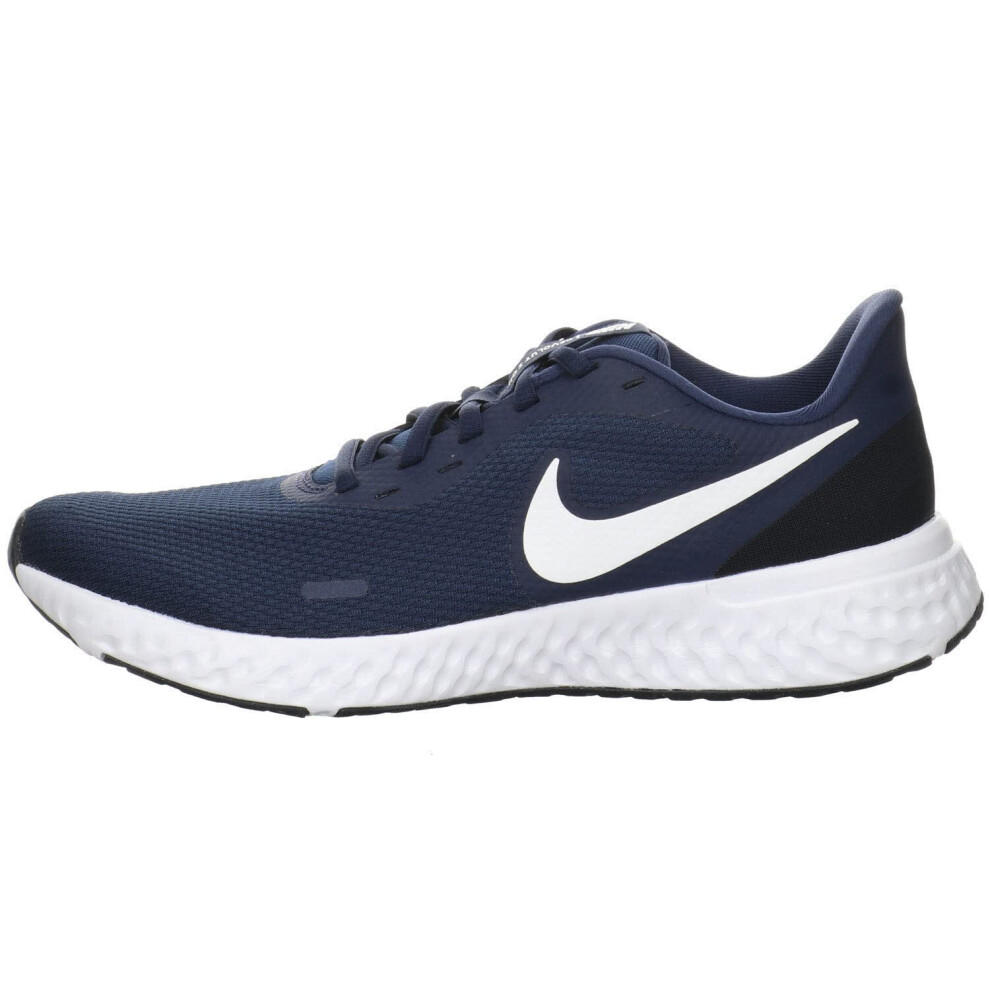 Nike Men's Revolution 5 Running Shoe  Midnight Navy/White-Dark Obsidia