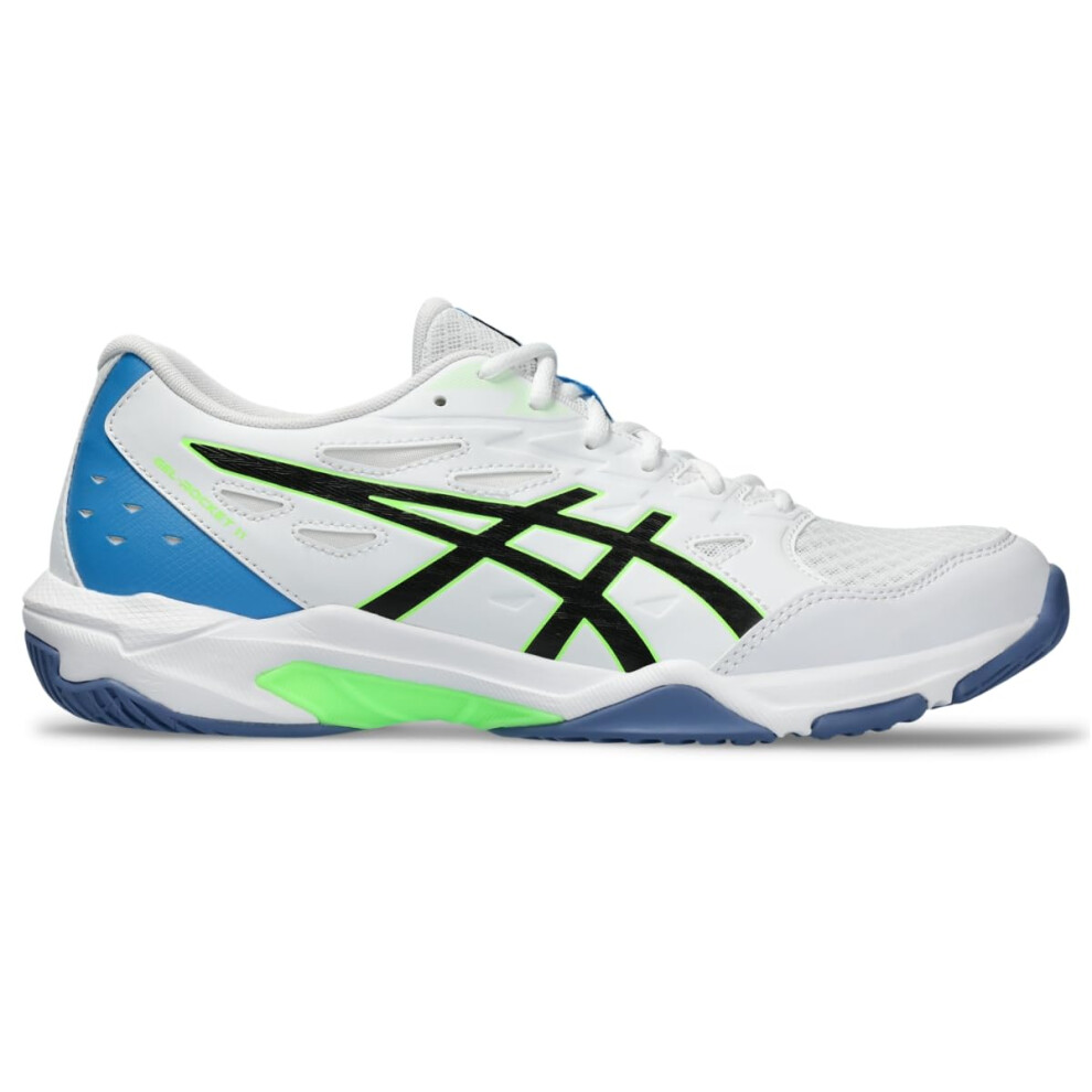 ASICS Men's GEL-ROCKET 11 Volleyball Shoes  11.5  WHITE/LIME BURST