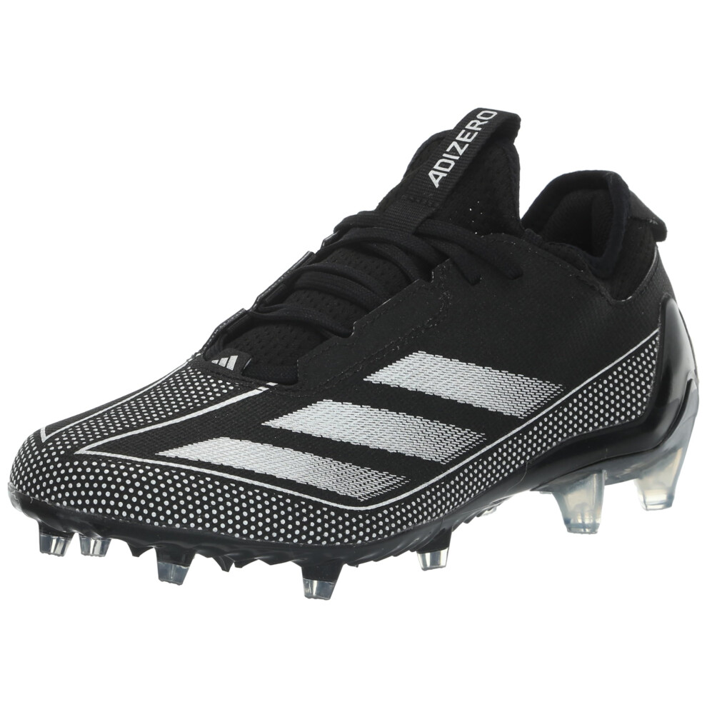 adidas Men's Adizero Scorch Football Shoe  Black/White/Black  15