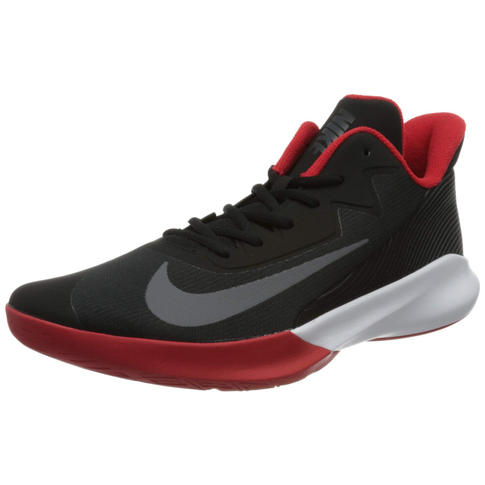 Nike mens Precision Iii Basketball Shoe  Black Red White  13