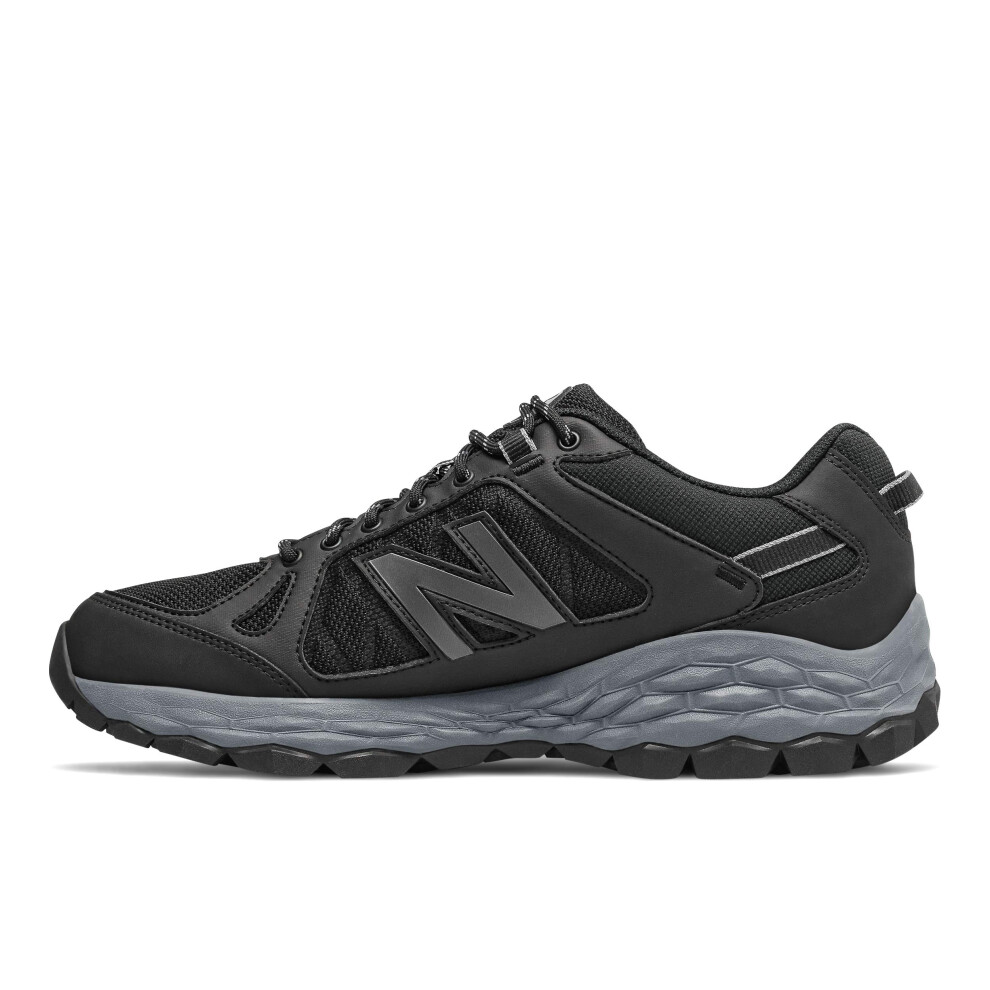 New Balance Men's Fresh Foam 1350 V1 Walking Shoe  Black/Lead  7.5 XW