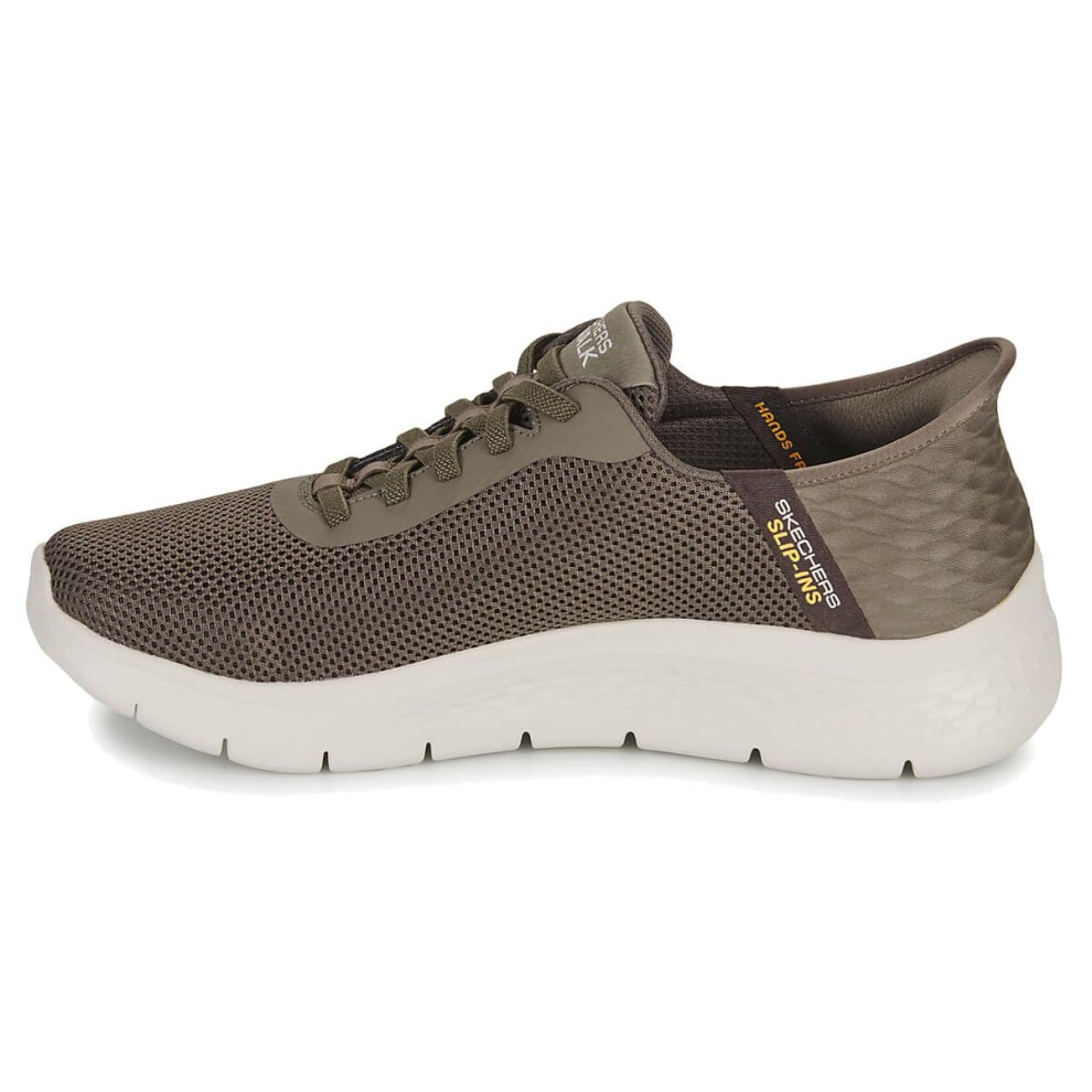 Skechers Go Walk Flex Slip-Ins - Hands Up Brown 12 EE - Wide