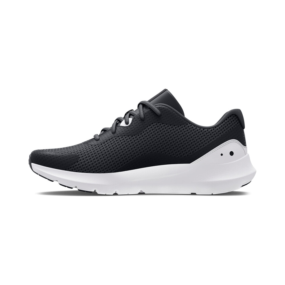 Under Armour Men's Surge 3  Black/White  13 Medium US