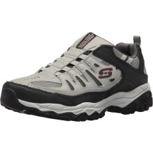 Skechers Sport Herr Afterburn M. Fit Wonted Loafer, grå/svart, 10,5 M US