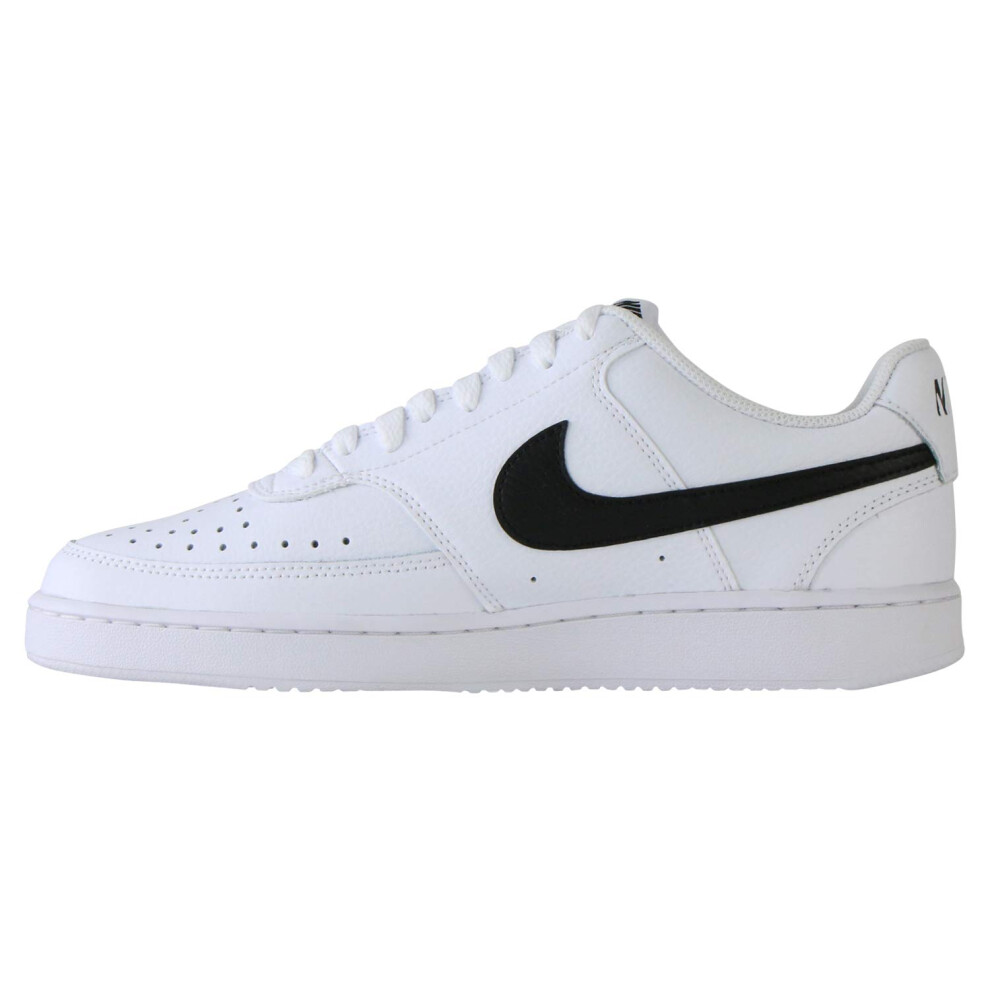 Nike Men's Court Vision Low Sneaker  White/Blackwhite  11.5 Regular US