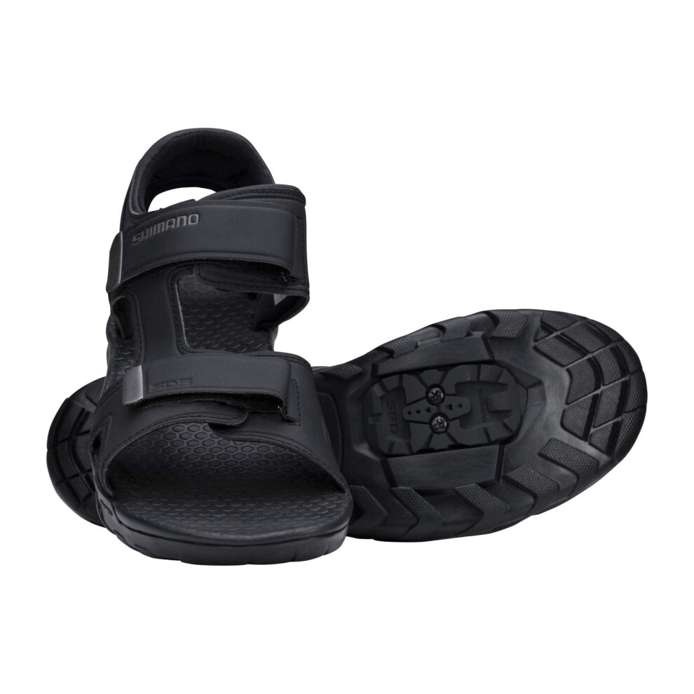 SHIMANO SH-SD501 SPD Sandal  Black  5.5-6 Men (EU 39)