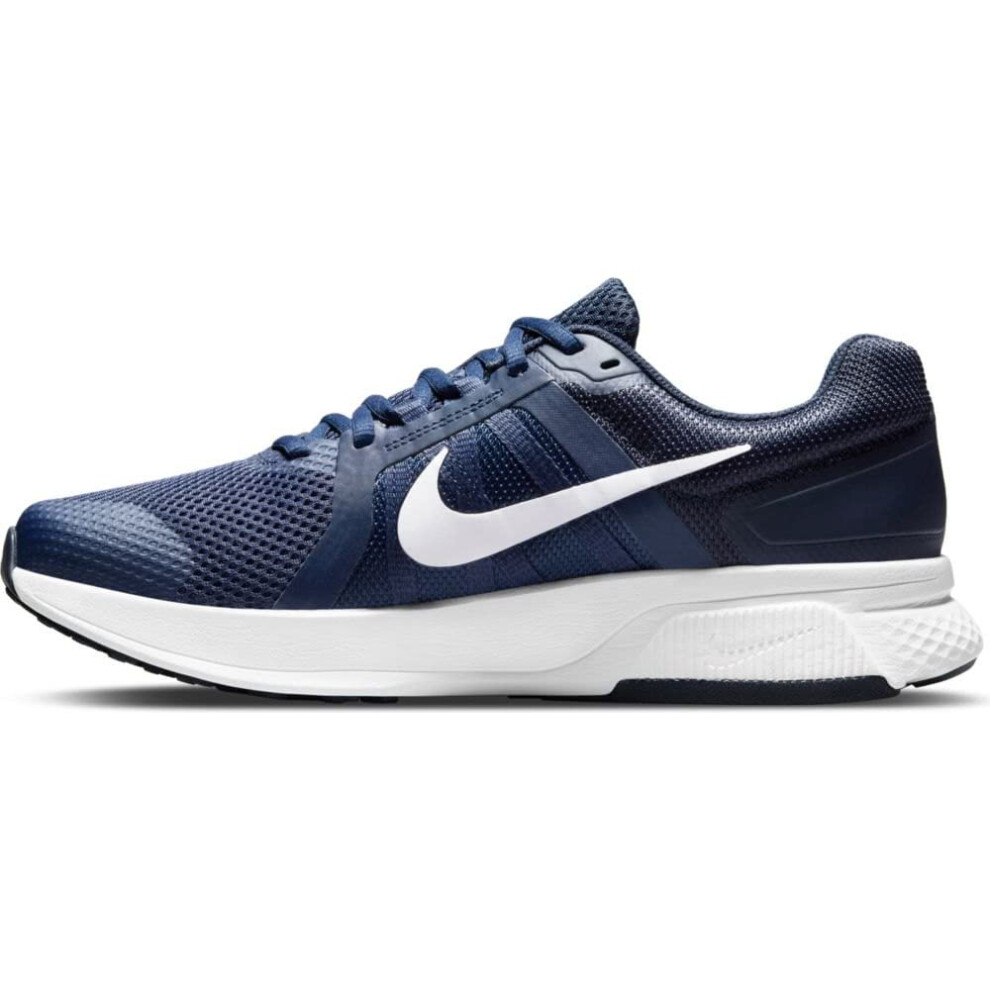 NIKE Men's Race Running Shoe  Midnight Navy White Obsidian  15