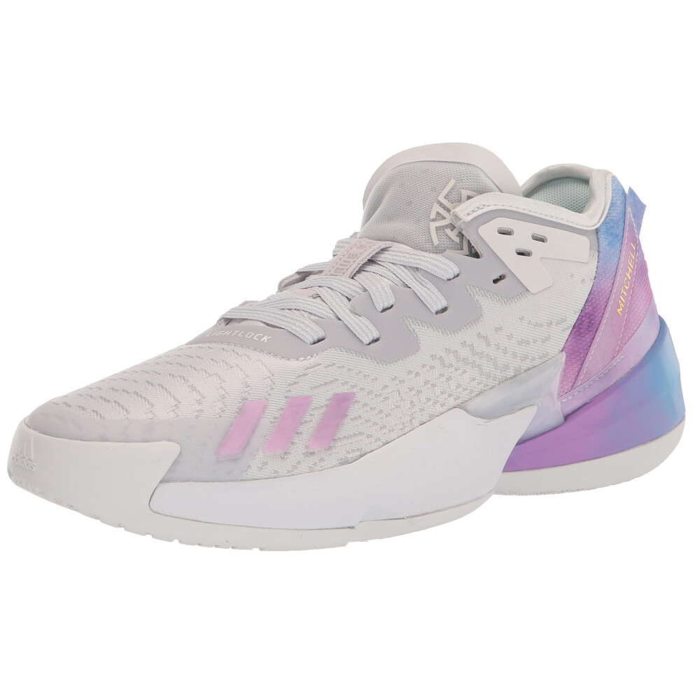 adidas Unisex D.O.N. Issue 4 Basketball Shoe  Dash Grey/Bliss Lilac/Gr