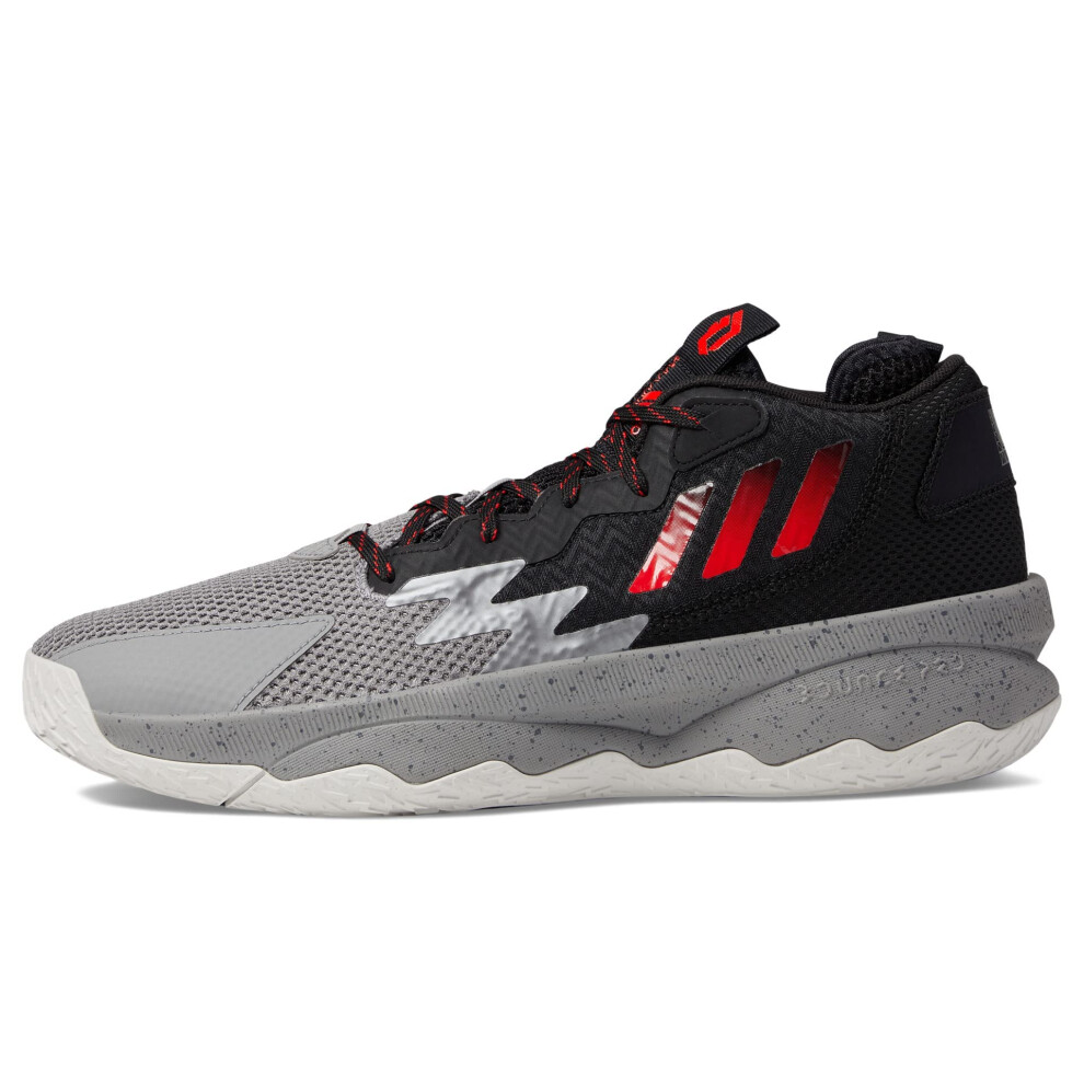 adidas Unisex Dame 8 Basketball Shoe  Grey/Red/Black  9.5 US Men