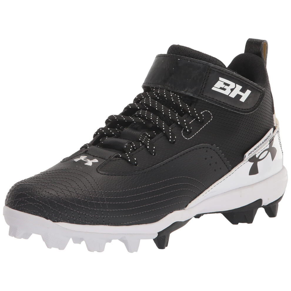 Under Armour Men's Harper 7 Mid Rubber Molded Baseball Cleat  (001) Bl