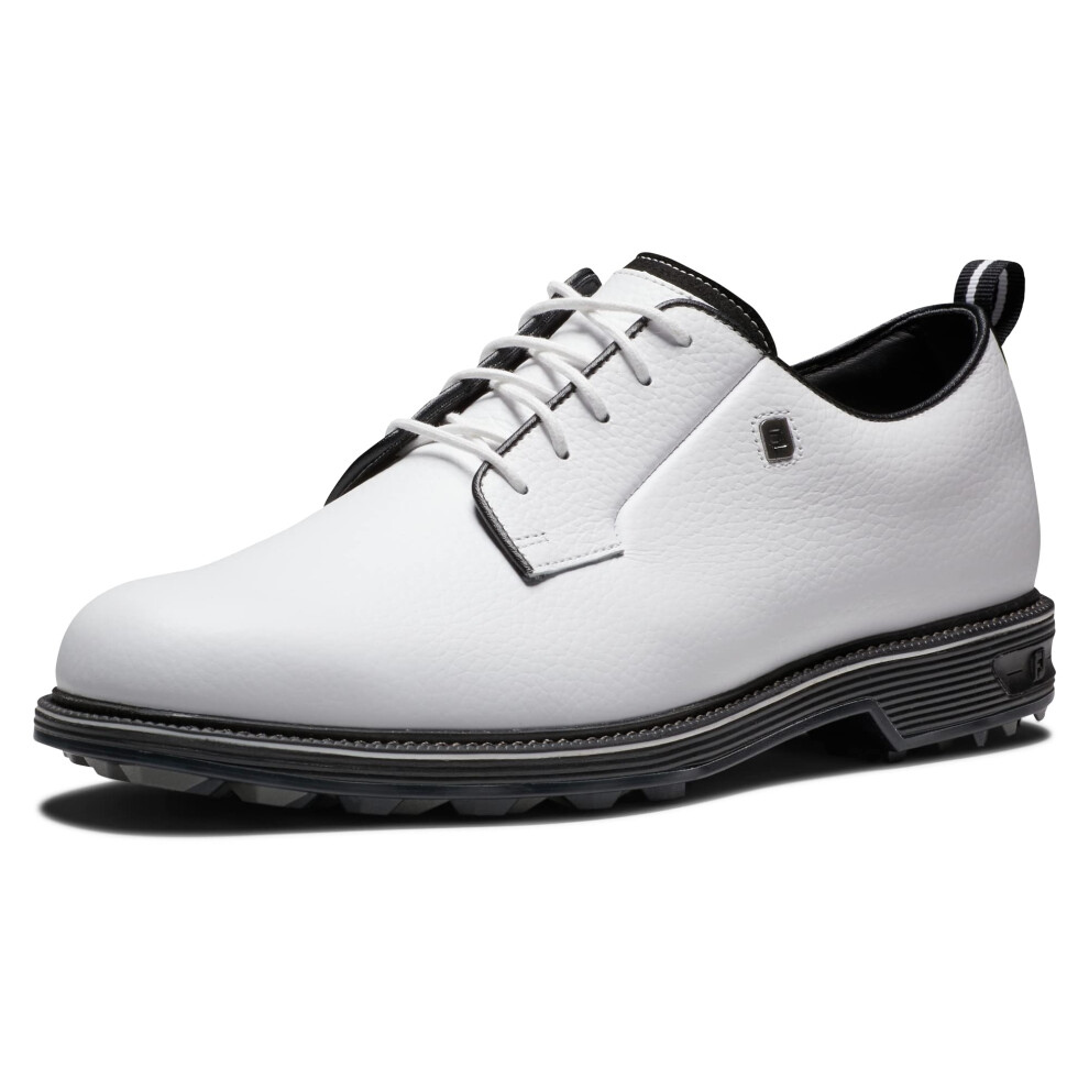 FootJoy Men's Premiere Series-Field Golf Shoe  White/Black  9.5 Wide