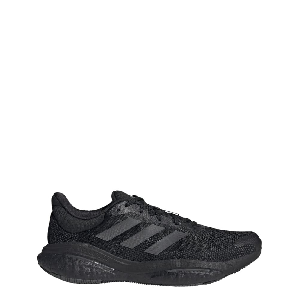 adidas Men's SolarGlide 5 Sneaker  Black/Grey/Carbon  12