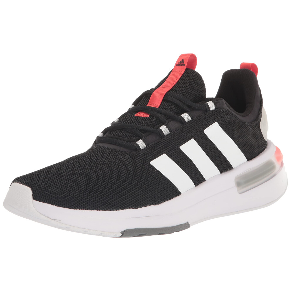 adidas Men's Racer TR23 Sneaker  Black/White/Grey  7.5