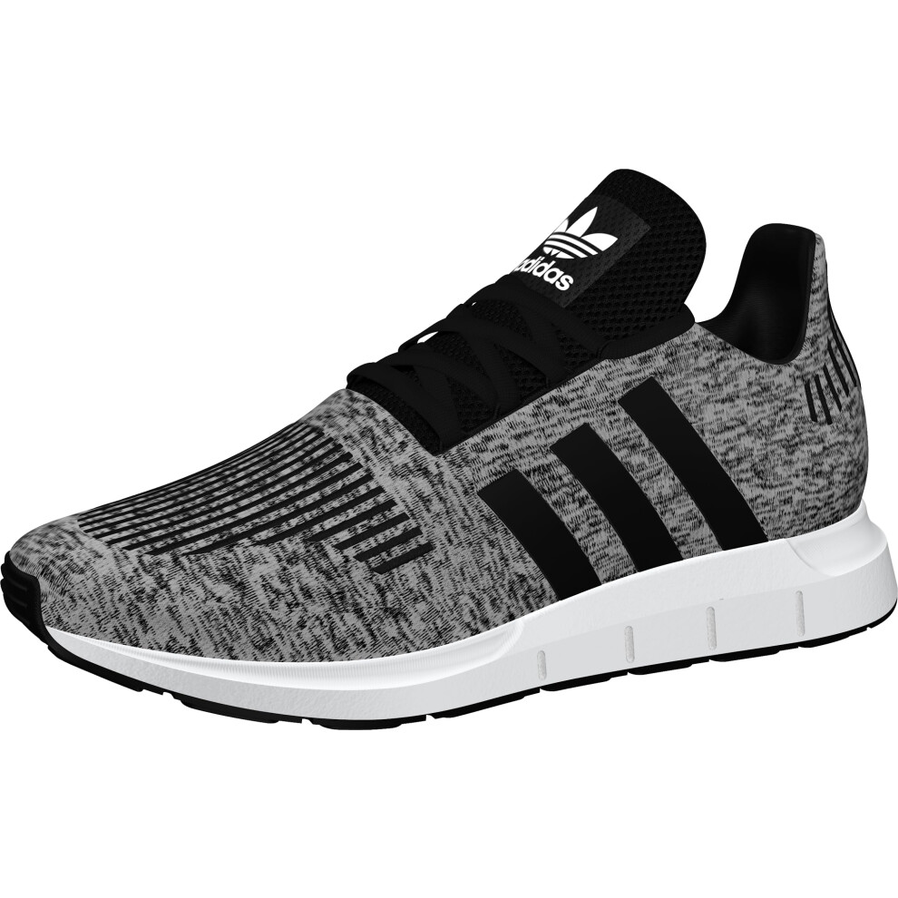 adidas Men's Swift Run Sneaker  Core White/Core White/Black  8