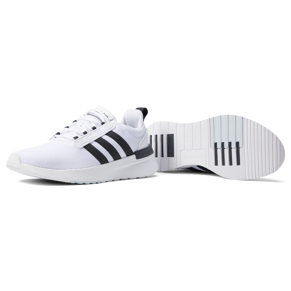 Adidas Men's Racer TR21 Running Shoe  White/Carbon/Core Black  13