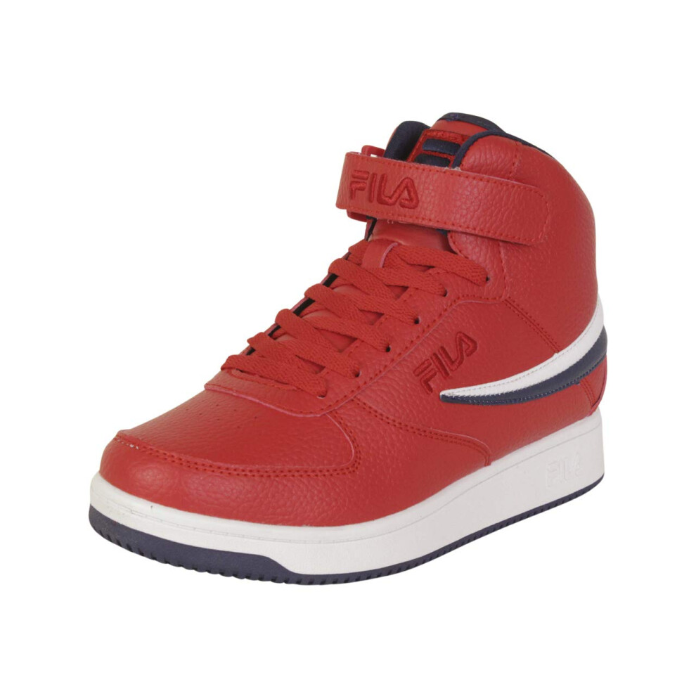 Fila Men's A-High Basketball Shoes Red/Navy/White 8.5