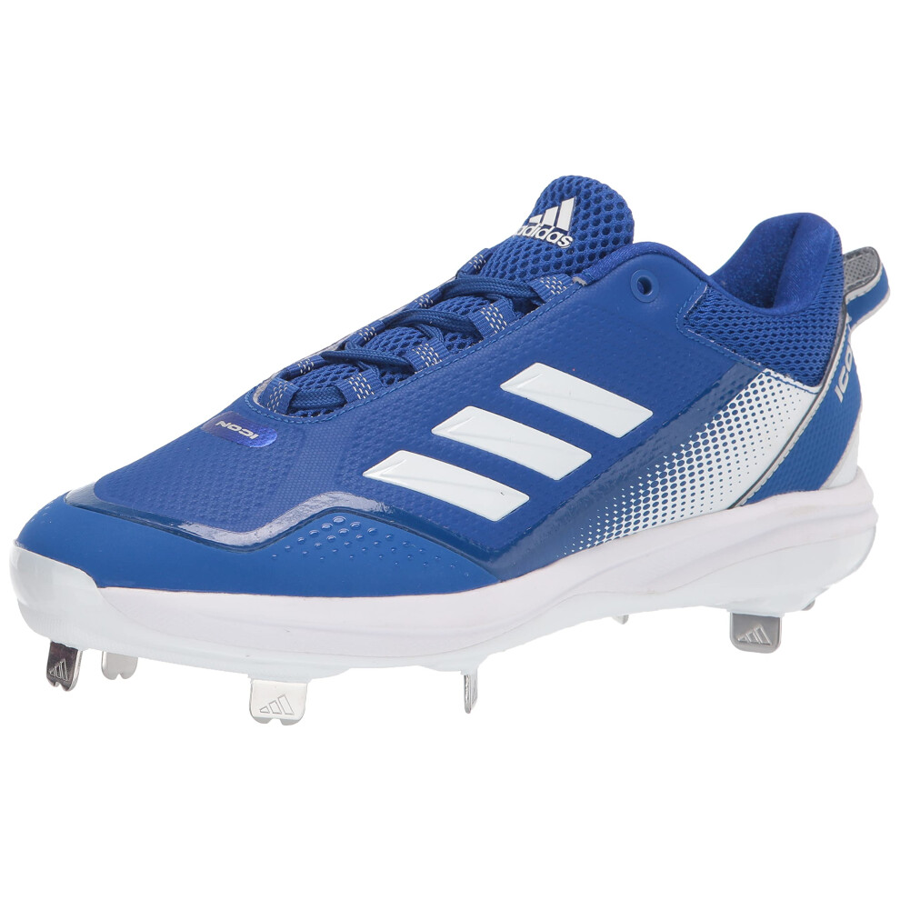 adidas Men's Icon 7 Baseball Shoe  White/Team Royal Blue/Team Royal Bl