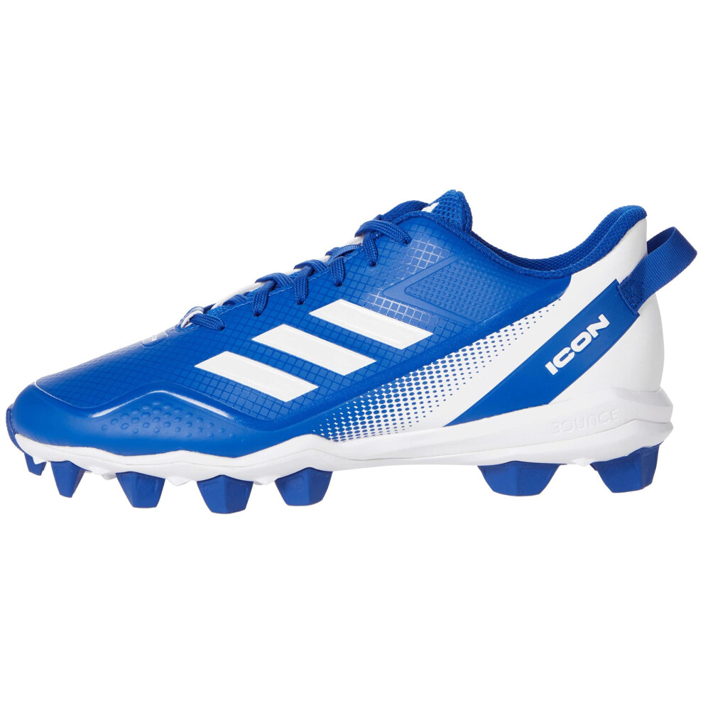 adidas Men's Icon 7 MD Baseball Shoe  Team Royal Blue/White/White  12.