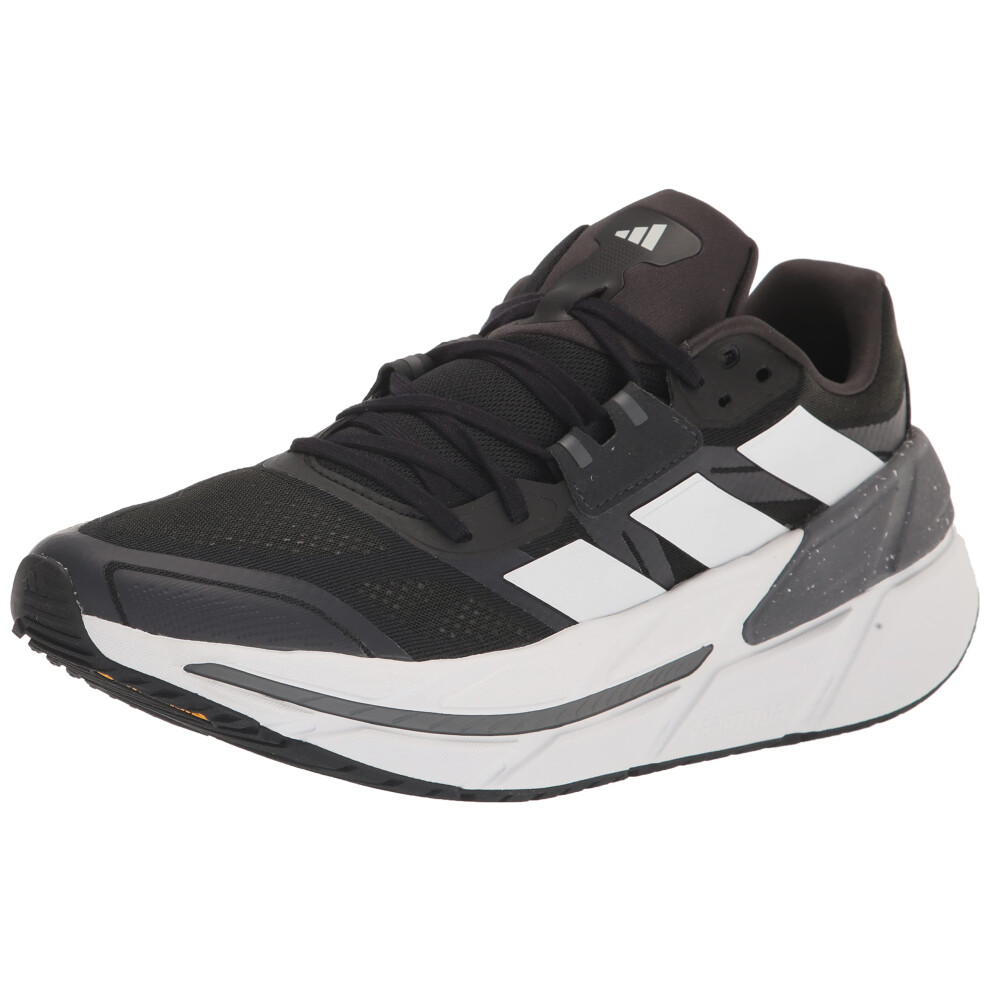 adidas Men's Adistar CS Running Shoe  Black/White/Carbon  12