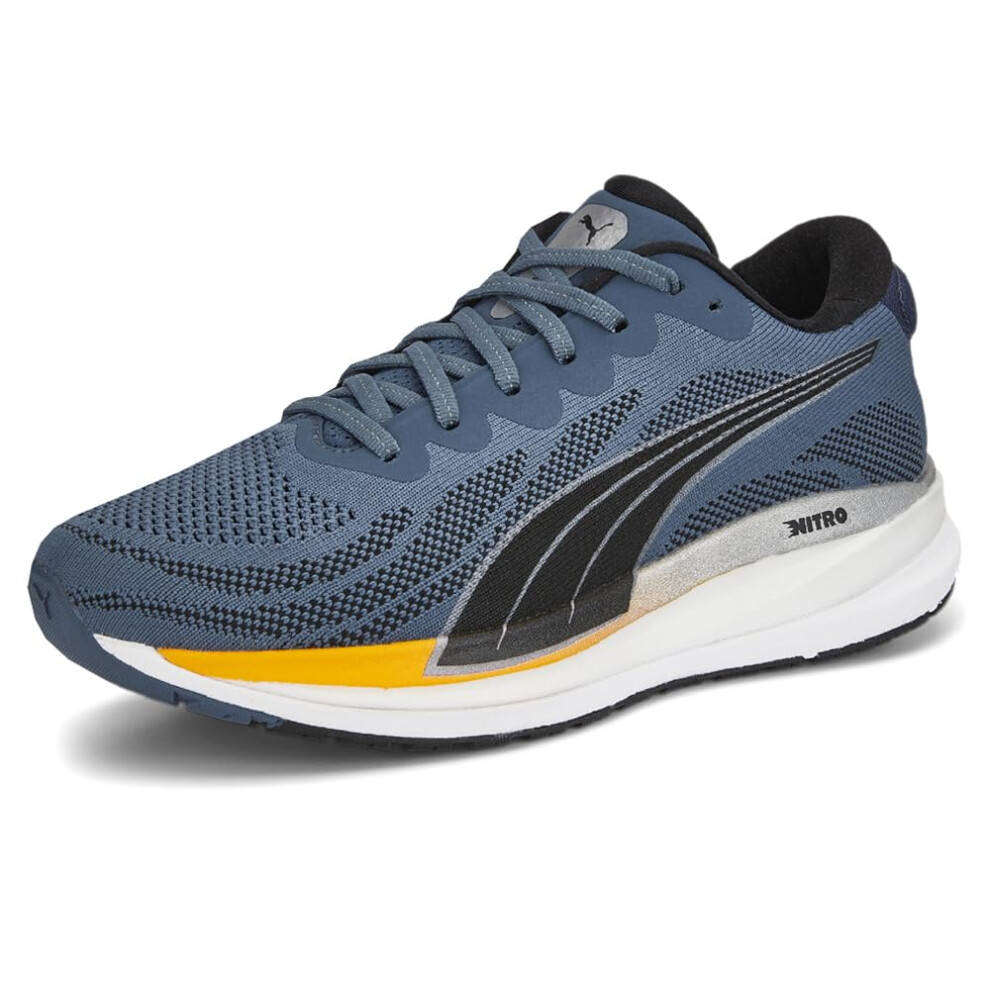 Puma Mens Magnify Nitro Knit Running Sneakers Shoes - Blue - Size 8.5