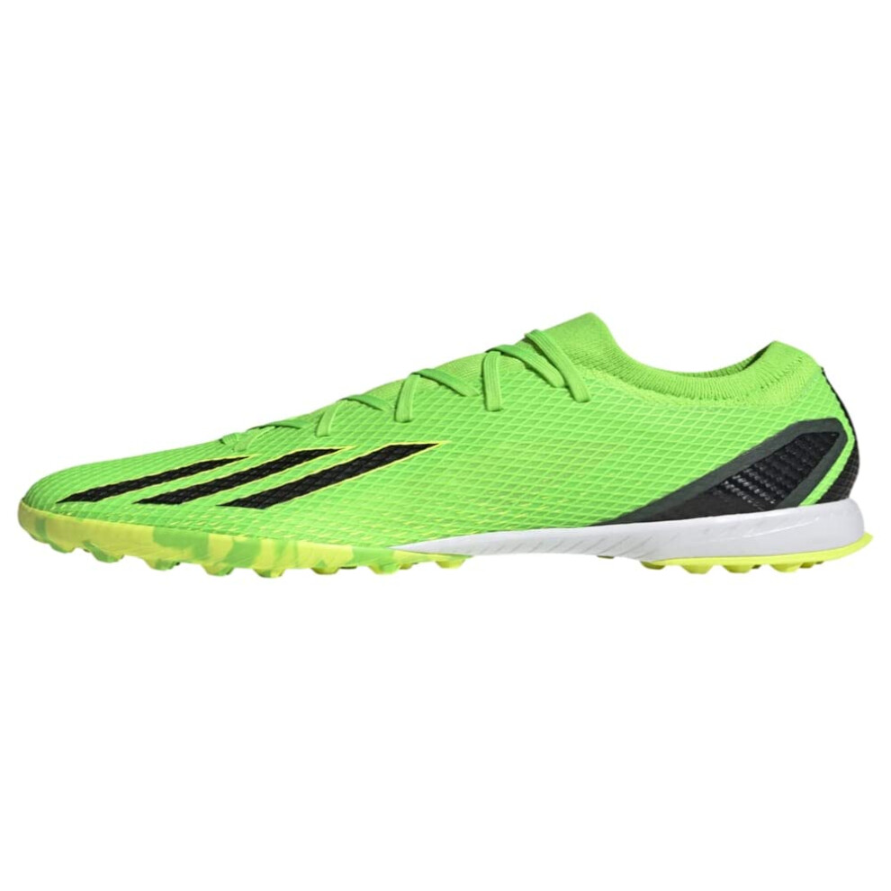 adidas Unisex X Speedportal.3 Turf Soccer Shoe  Solar Green/Solar Red/