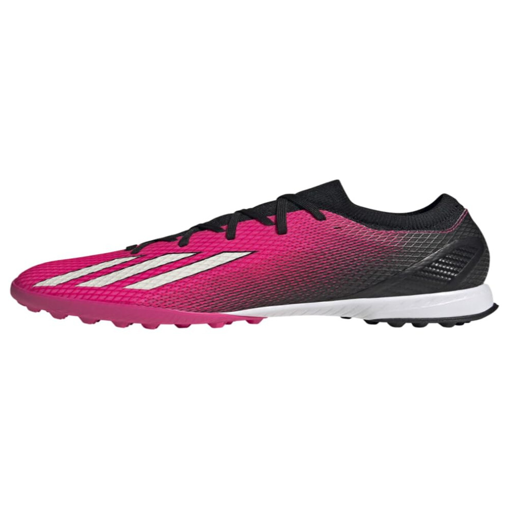 adidas Unisex X SPEEDPORTAL.3 Turf Soccer Shoe  Team Shock Pink/Zero M