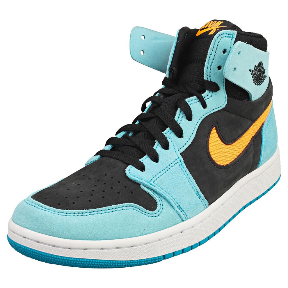 Men's Jordan 1 High Zoom Air CMFT Bleached Aqua/Bright Citrus DV1307-4