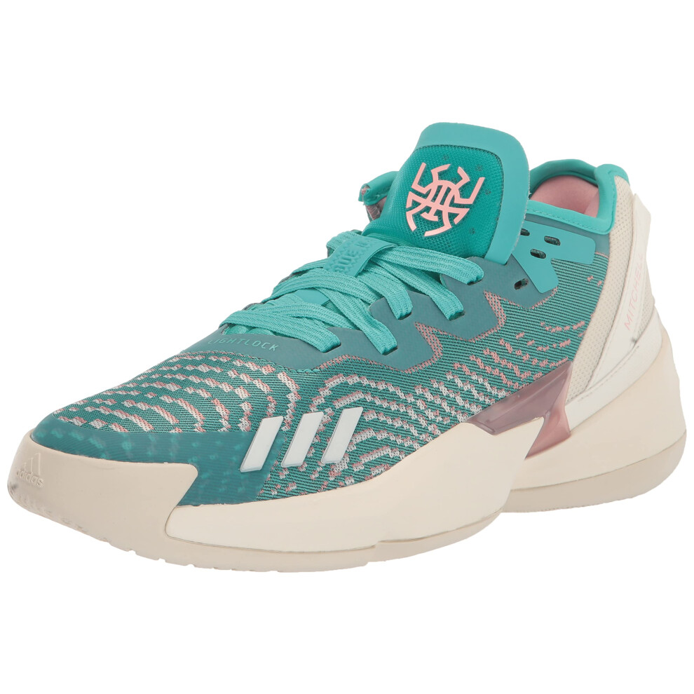 adidas Unisex D.O.N. Issue 4 Basketball Shoe  Semi Mint Rush/Wonder Ma