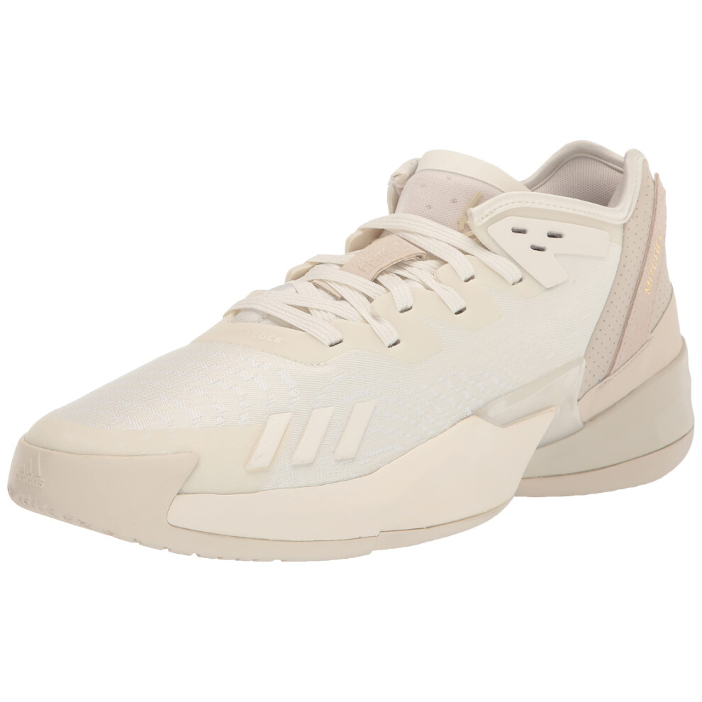 adidas Unisex D.O.N. Issue 4 Basketball Shoe  Off White/Off White/Clea