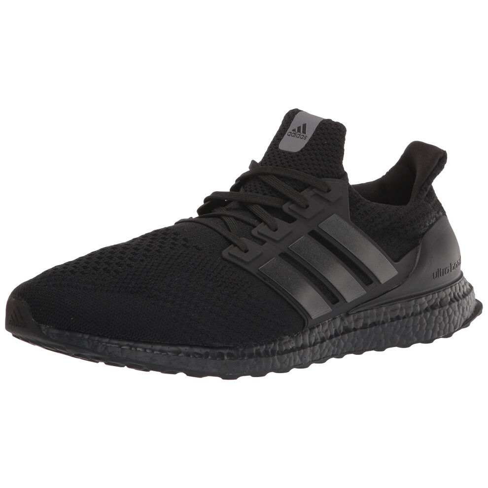 adidas Men's Ultraboost 5.0 DNA Running Shoe  Black/Black/Green  10