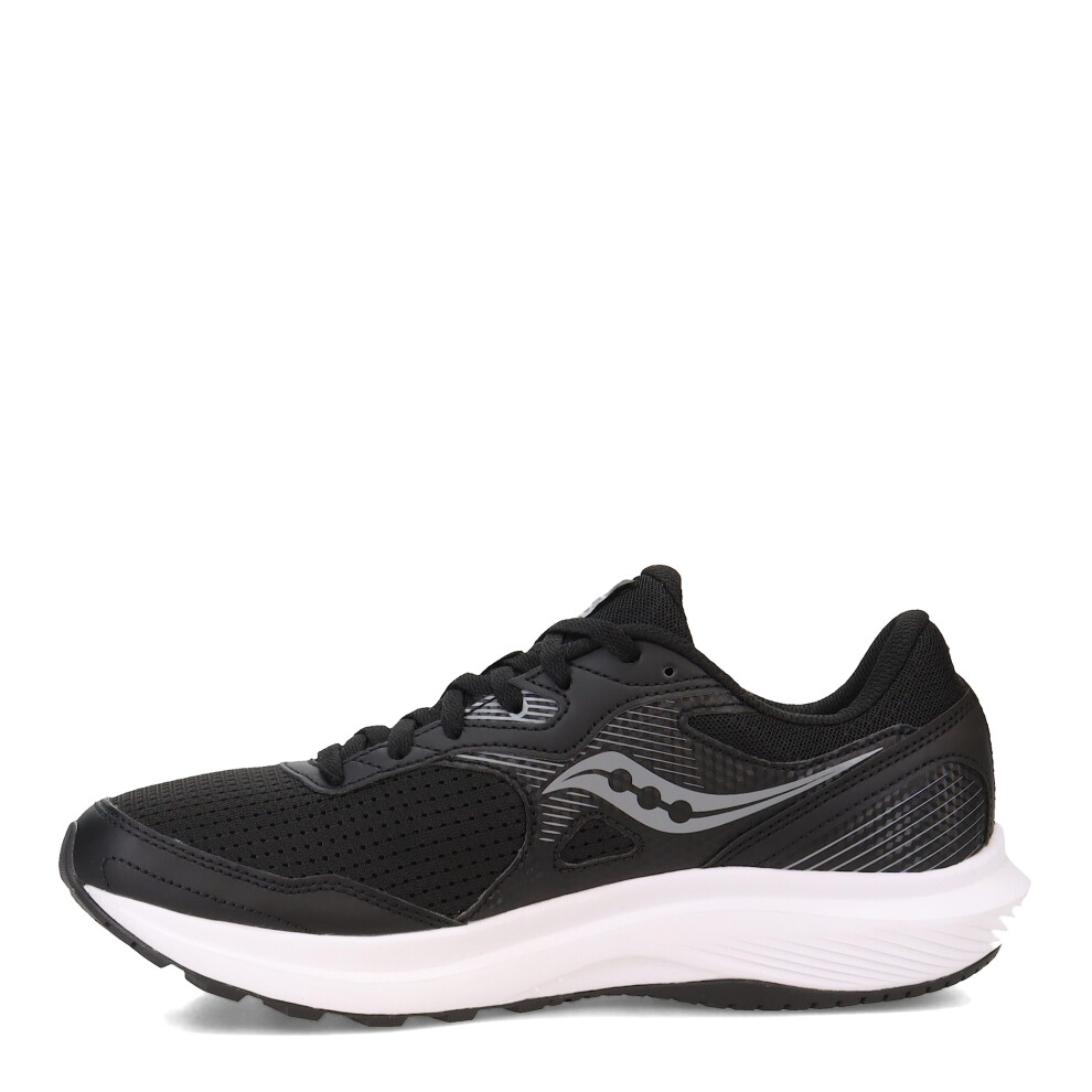 Saucony Men's Cohesion 16 Sneaker Black/White 13