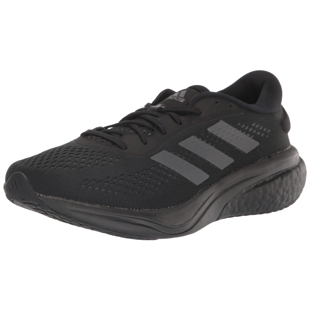 adidas Men's Supernova 2 Running Shoe  Black/Grey/Black  8