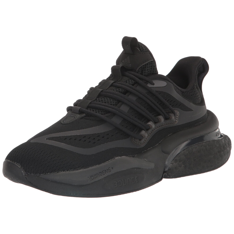 adidas Men's AlphaBoost V1 Running Shoe  Black/Grey/Carbon  9.5