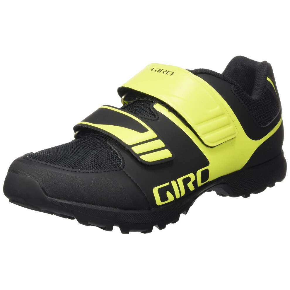 Giro Berm Cycling Shoe - Men's Black/Citron Green 43