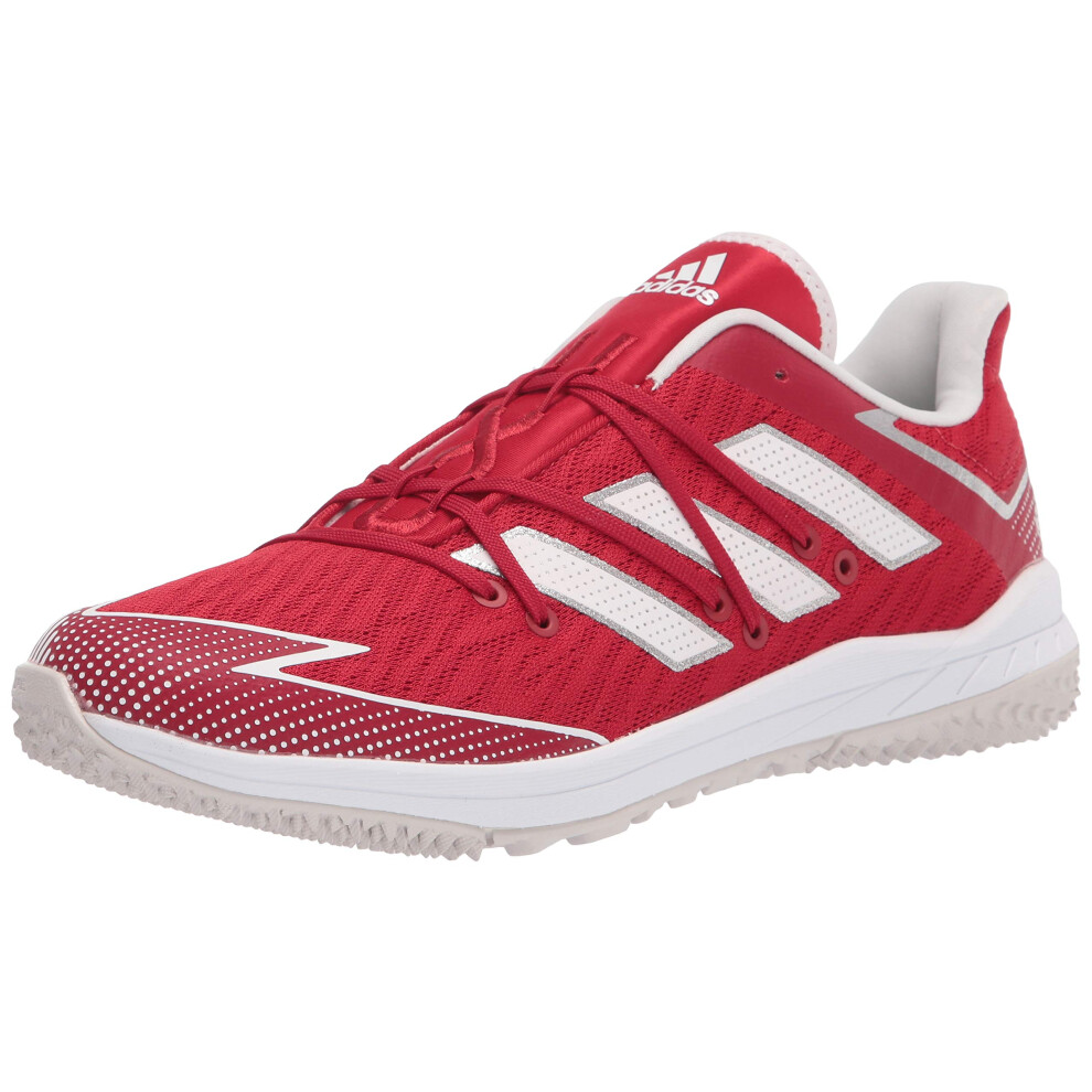 adidas Men's FV9417 Baseball Shoe  Team Power Red/White/Grey  17