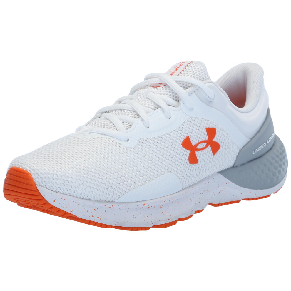 Under Armour Men's Charged Escape 4  (104) White/Mod Gray/Team Orange