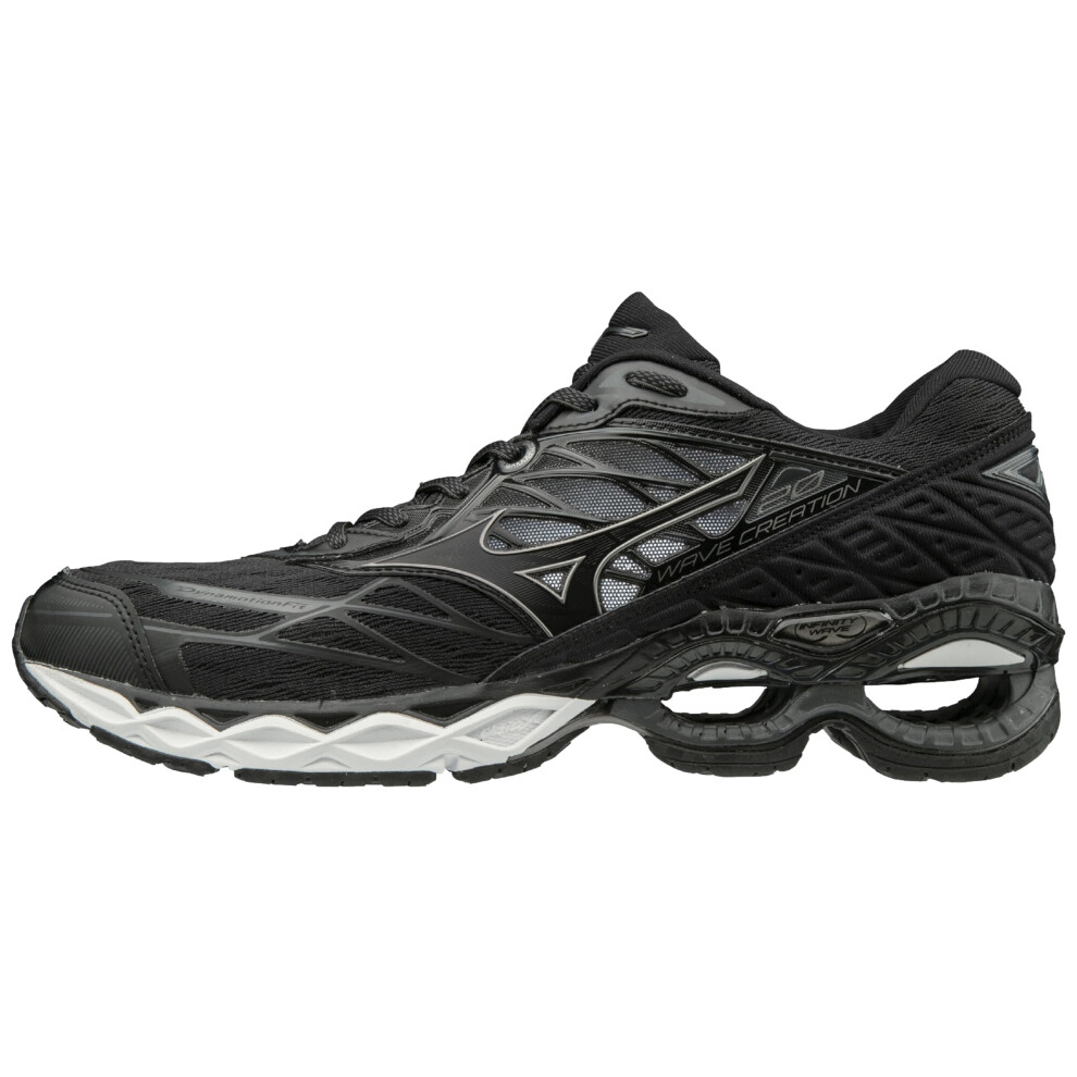 Mizuno Men's Wave Creation 20 Running Shoe  Black  12 D US